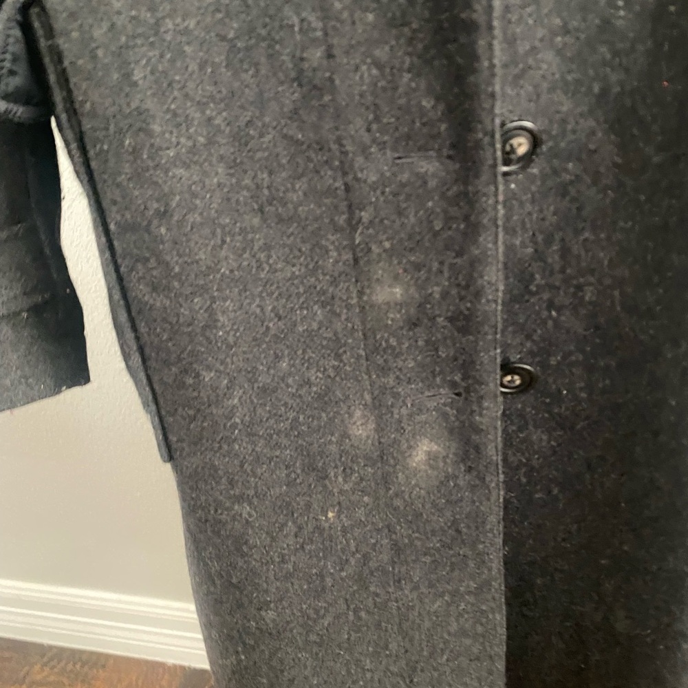 Gap Black Recycled Wool Coat - Picture 4 of 9